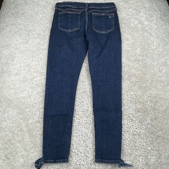 Rag & Bone Stevie Ankle Tie Hem Jean Low Rise - Picture 3 of 11